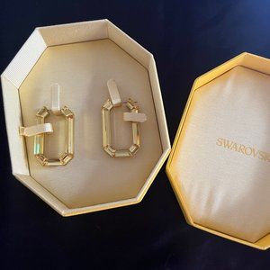 Lucent hoop earrings by Swarovski Crystal